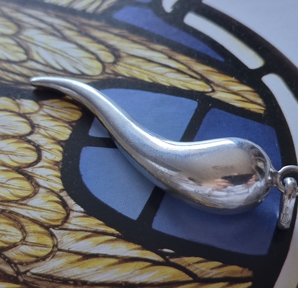 Jewelry - 925 Sterling Silver Horn Pendant